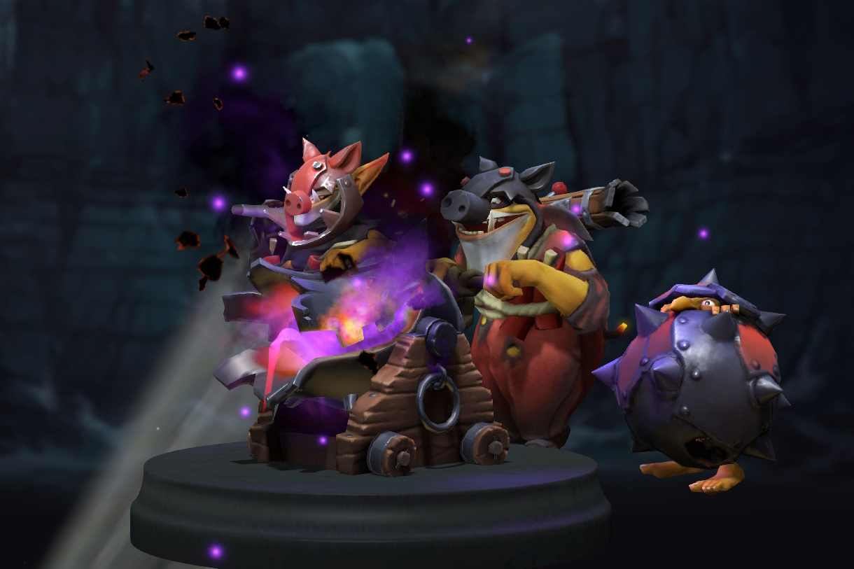 Purple Color For Techies Arcana для Techies